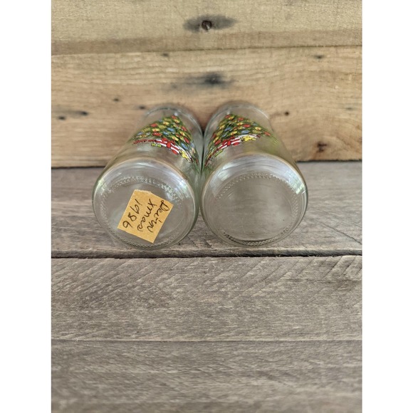 Vintage Action Industries Glass Christmas Tree Salt and Pepper Shakers - Picture 5 of 9